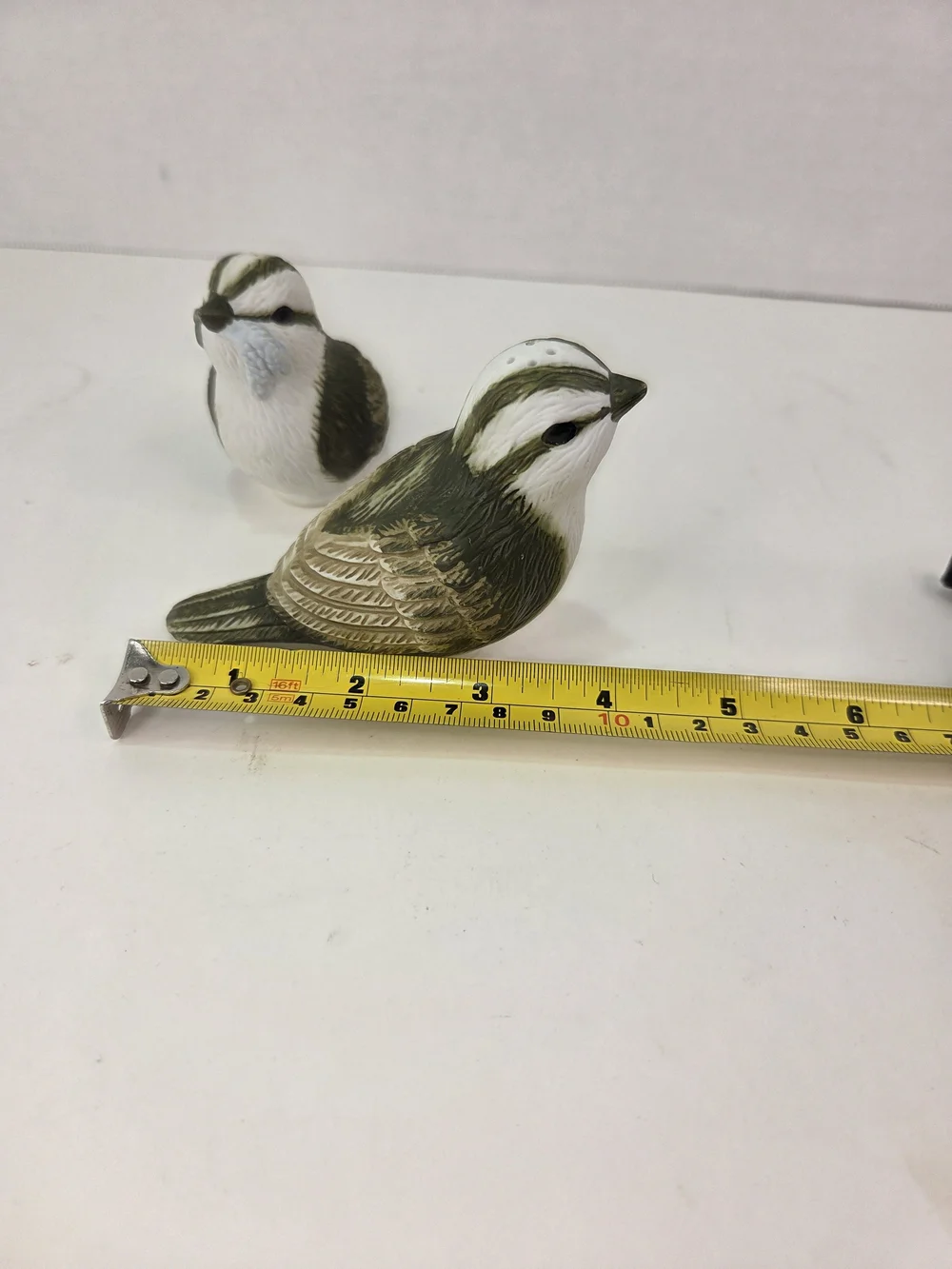 Pfaltzgraff Naturewood Sculpted Sparrows Bird Salt and Pepper Shakers 2 piece